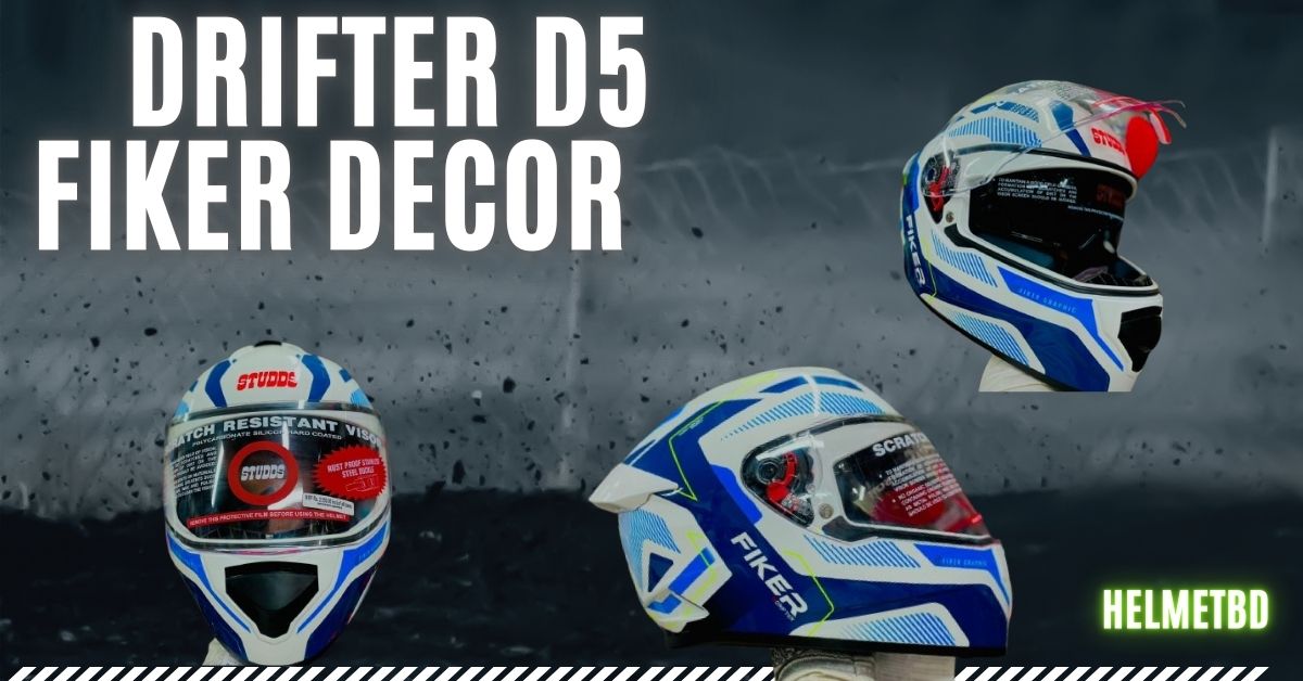 Drifter D5 Fiker Decor White & Blue