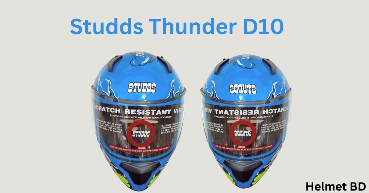 Studds Thunder D10 ISI and DOT Certified Full Face Helmet